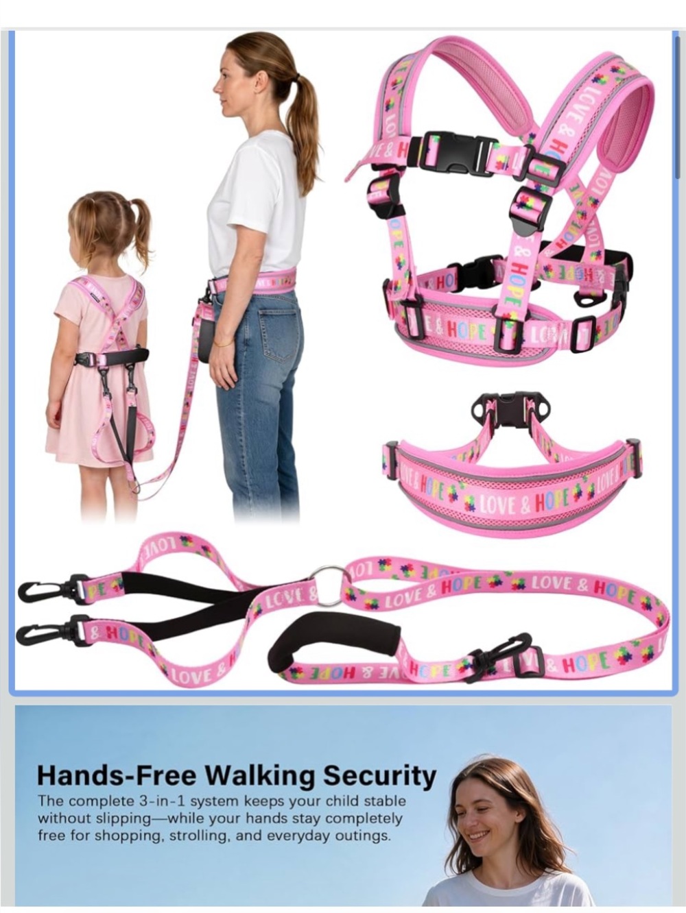 Hands free harness.